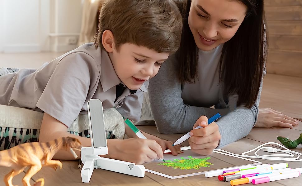 3D Acrylic Writing Board with 13 Pen