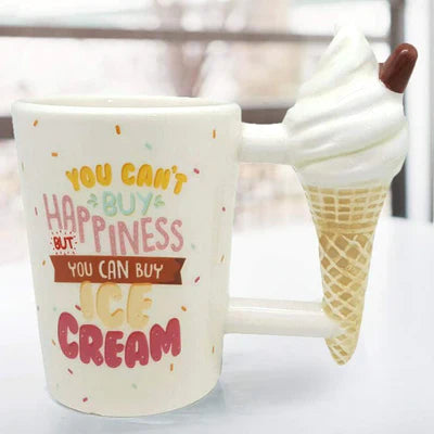 3D Creative, Unique and Attractive Handel Art Design Ceramic  Mug For Coffee & Tea Lover, Travel Lover, Fashion Lover, Food Lover Craft Lover Art Lover etc, Quality Ceramic Mug Gift for Kids, Adults, Man, Women, Boys & Girls.