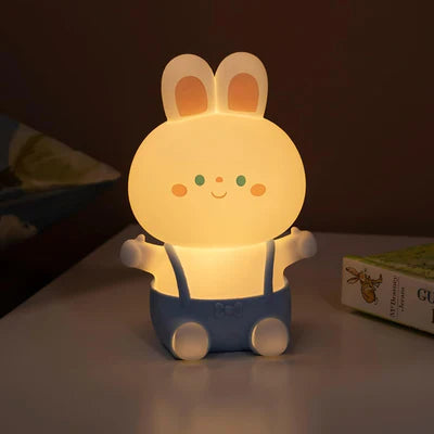 USB Rechargable Rabbit Night Light Lamp for Kids Bedroom, Birthday Gifts, Home Decor, Return gifts etc.