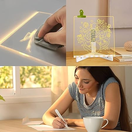 3D Acrylic Writing Board with 13 Pen