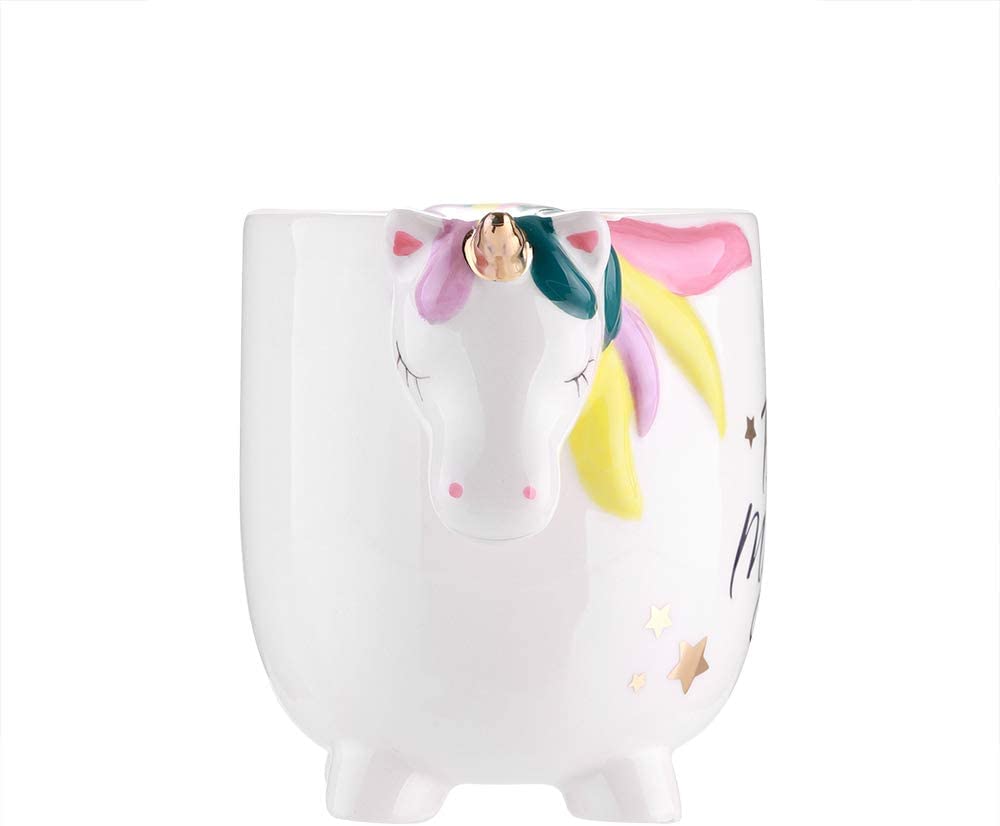 Coffee Mug, Birthday Gift for Girls and Boys, Ceramic Coffee Mug, Unicorn Coffee Mug, Rakhi Gift for Brother & Sister (450 ml)