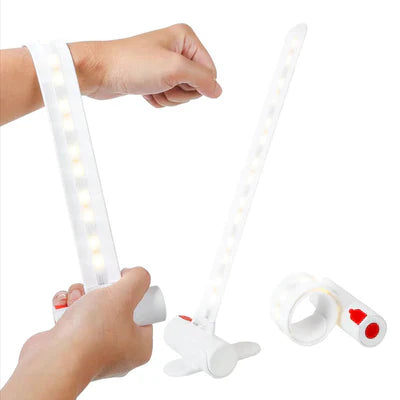 Slap Bracelet Led Light Flexible Led Light Up Portable Band USB Waterproof Desk Lamp, Table Lamp Multicolor night light With Party Light