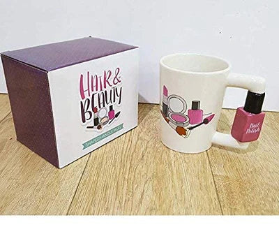 3D Creative, Unique and Attractive Handel Art Design Ceramic  Mug For Coffee & Tea Lover, Travel Lover, Fashion Lover, Food Lover Craft Lover Art Lover etc, Quality Ceramic Mug Gift for Kids, Adults, Man, Women, Boys & Girls.