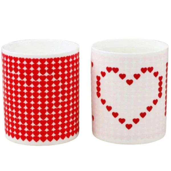 I Love U Colour Changing Mug Valentines Day Gift Regular Red Hearts for Husband/Wife/Boyfriend/Girlfriend & for Your Loved Ones On Special Day Printed On Ceramic Coffee Mug & Tea Cup.