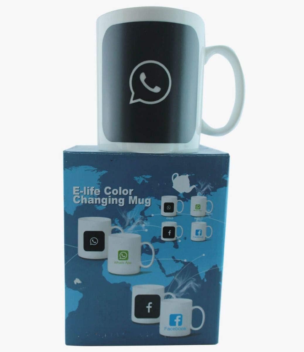 Whats app Logo Printed Colour Changing Ceramic Tea/Coffee Mug