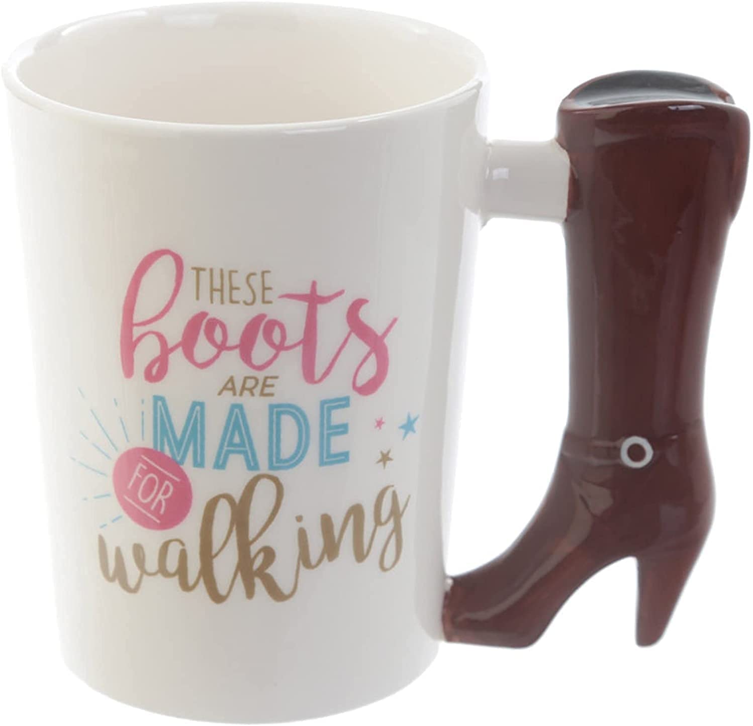 Stylish High Heel Boot Shape Handel Ceramic Coffee & tea Mug For Girls and women, Boots Lover Stylish People, Fashion Lover And Best Gift Idea For Your Lady.