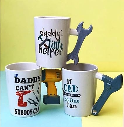 3D Creative, Unique and Attractive Handel Art Design Ceramic  Mug For Coffee & Tea Lover, Travel Lover, Fashion Lover, Food Lover Craft Lover Art Lover etc, Quality Ceramic Mug Gift for Kids, Adults, Man, Women, Boys & Girls.