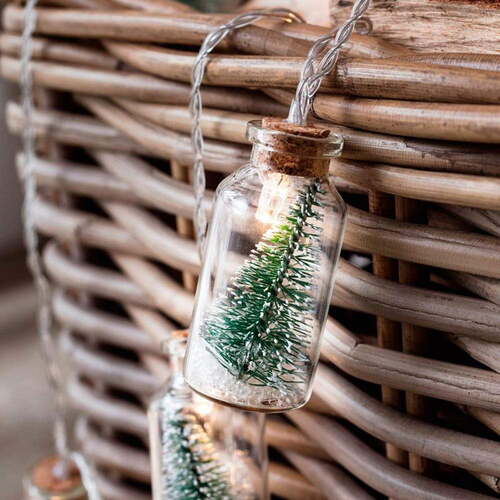 Christmas Wishing Bottle String Lights