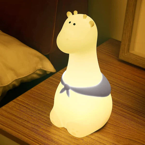 Giraffe Night Light for Kids, Cute Night Light Kids Night Lights for Bedroom, Room Decor for Girls Cute Night Light, Silicone Nursery Battery Baby Night Light, Cute Gifts for Kids Boy.