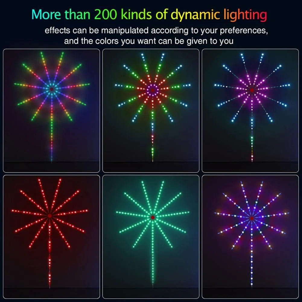 Smart Firework Lights with Remote/APP Control