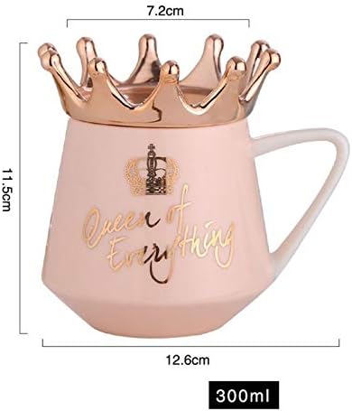 Coffee Tea Mug Cup Queen of Everything Ceramic Printed Gift for Loved Ones Funky Designer Mug Microwave Safe - Random