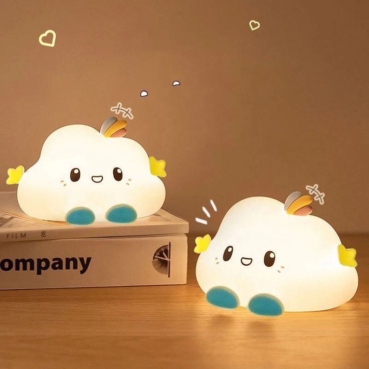 Creative Cloud Night Light Cartoon Soft Lamp Children Bedroom Bedside Night Light Cute Child Graduation Gifts Home Decoration