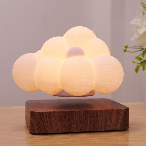 Floating Cloud Lamp Magnetic Levitating Lamp Cloud Night Light Table Lamp 360 Degree Automatic Rotating with 3 Modes Lighting for Office Bedroom Home Decor etc.