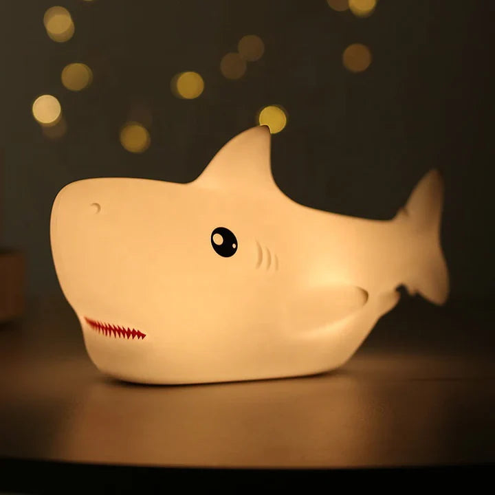 Cute Silicone LED Night Light Lamps USB Rechargeable Mood Lamps Cute Nightlights Bedroom Lamp