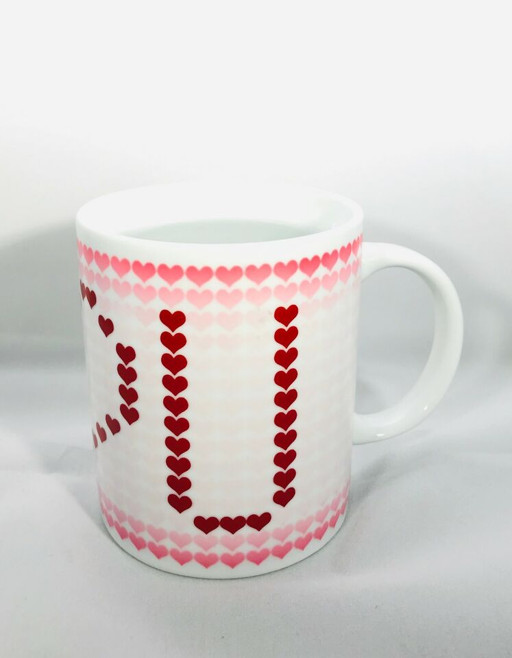 I Love U Colour Changing Mug Valentines Day Gift Regular Red Hearts for Husband/Wife/Boyfriend/Girlfriend & for Your Loved Ones On Special Day Printed On Ceramic Coffee Mug & Tea Cup.